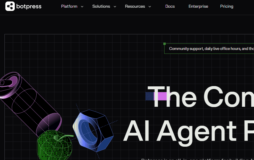 Botpress cloud bot builder