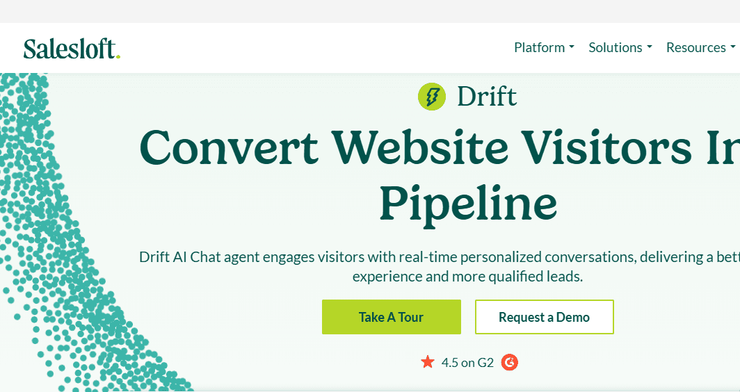Drift AI live chat