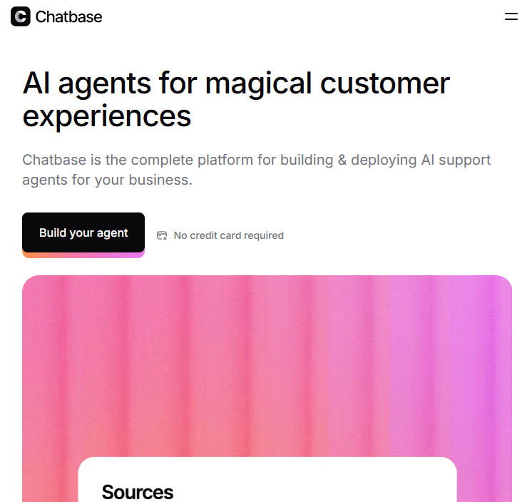 Chatbase interface