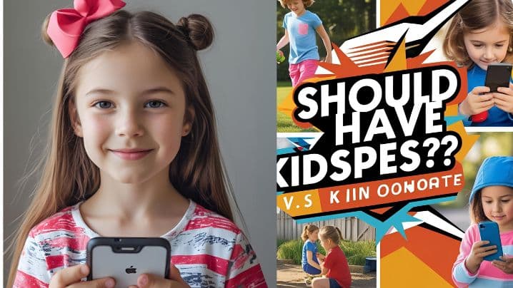 Imagine kids use the phone